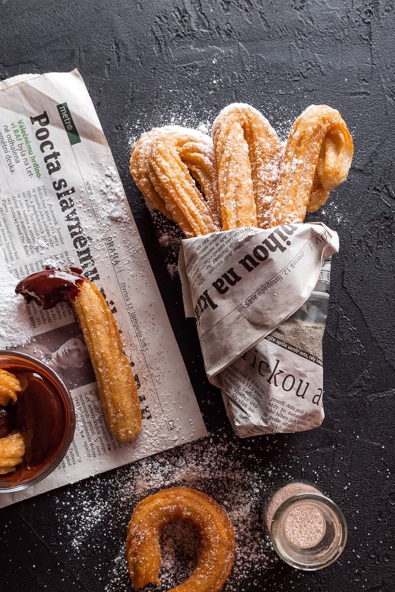 Churro Ice Cream Taco